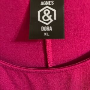 Agnes & Dora Fuchsia Blouse